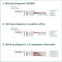 Load image into Gallery viewer, ELT eLED VECTRA TW LED STRIPE w/ OSRAM ELEMENT 60 CONSTANT VOLTAGE DRIVER & CASAMBI PWM4 4 CHANNEL CONTROL UNIT (2700K-6500K/TUNABLE WHITE)