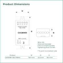 Load image into Gallery viewer, CASAMBI CBU-PWM4 BLUETOOTH CONTROLLER DIMMER