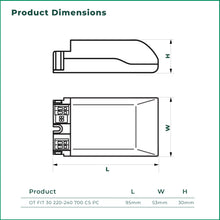 Load image into Gallery viewer, OSRAM OT FIT 30W 220-240V 700 CS PHASE-CUT CONSTANT CURRENT LED DIMMABLE DRIVER