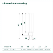 Load image into Gallery viewer, PHILIPS LED PLC 6.5W 2P G24D-2 180D (865)