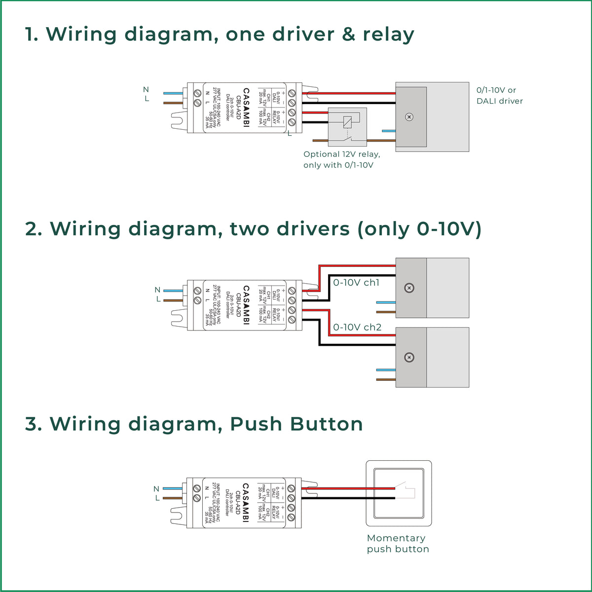 CASAMBI CBU-A2D CONTROL UNIT – Kum Eng Huat Electric