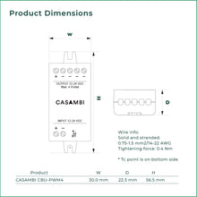 Load image into Gallery viewer, CASAMBI CBU-PWM4 BLUETOOTH CONTROLLER DIMMER
