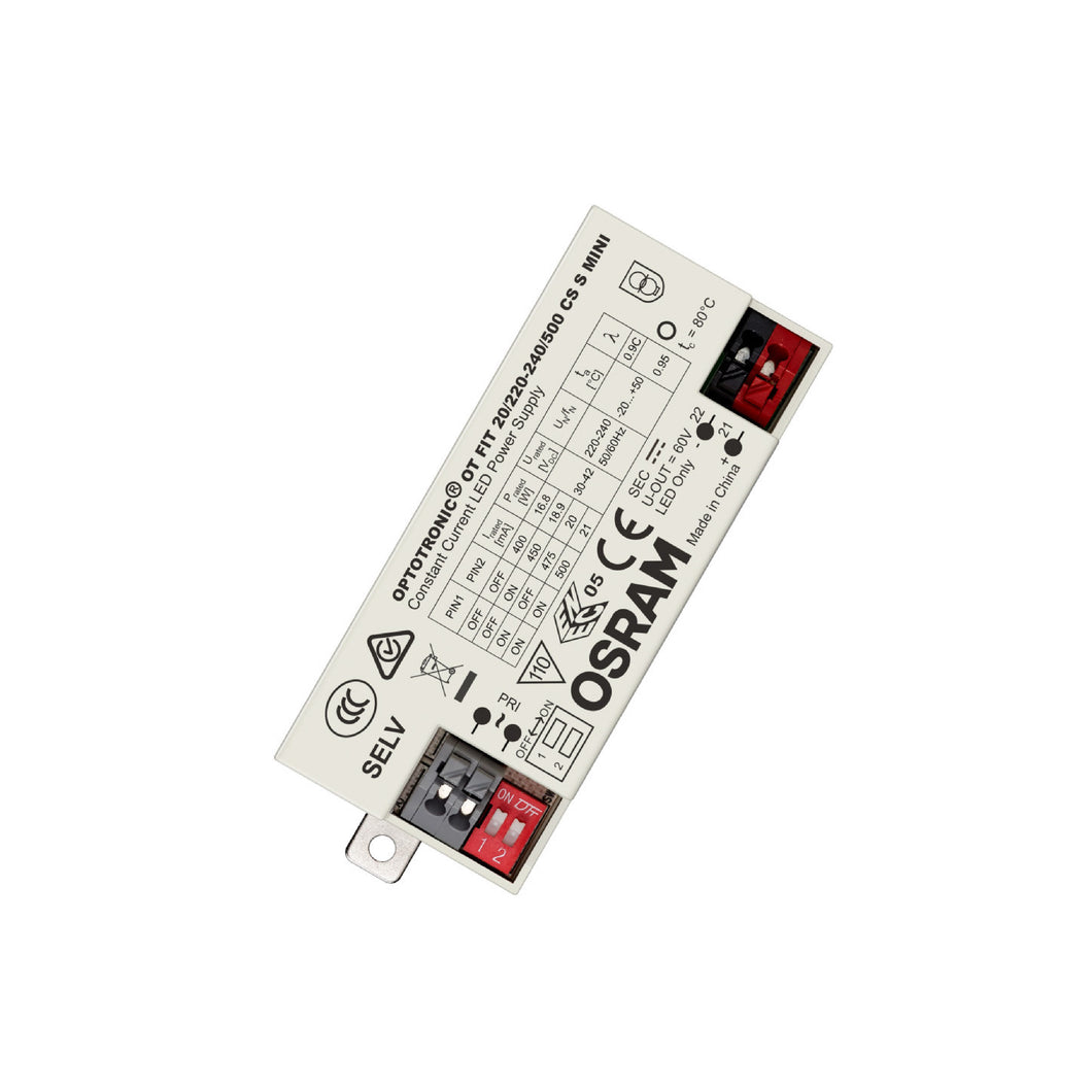 OSRAM OT FIT 20W 220-240V 350 CS S MINI CONSTANT CURRENT LED NON-DIMMABLE DRIVER