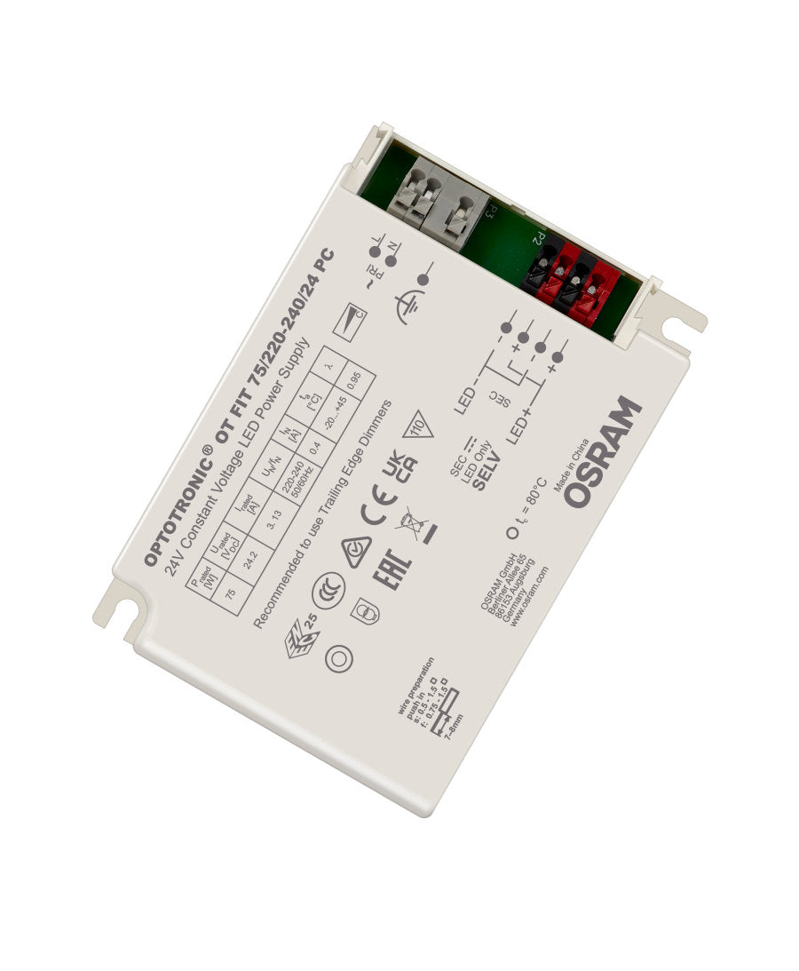 OSRAM OT FIT 75W 24V PHASE-CUT CONSTANT VOLTAGE LED DIMMABLE DRIVER
